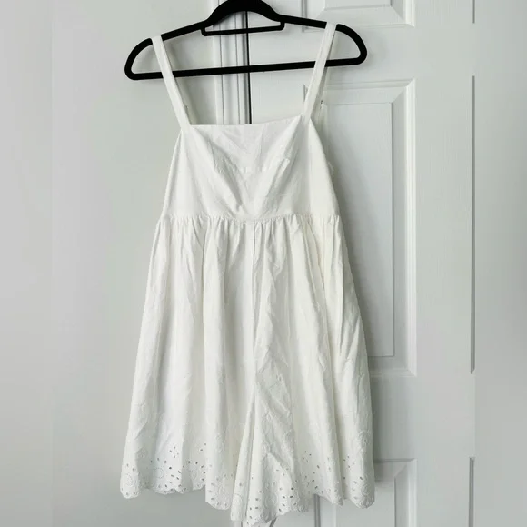 Anthropologie Maeve Sleeveless Eyelet Romper - Picture 6 of 12